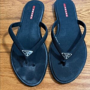 Prada Black Sandals